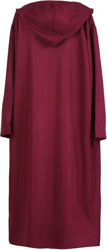 Vista 2 de EONPOW Wizard Tunic Hooded Robe Halloween Cloak Cosplay Costumes