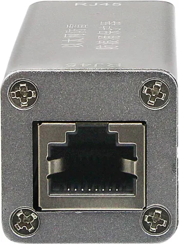 Vista 2 de CERRXIAN Dispositivo de protección contra sobretensiones de red Ethernet RJ45 para cámara de interruptor POE SPD protección supresor