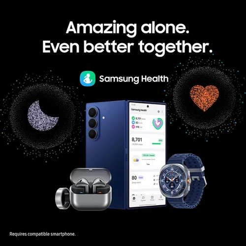 Vista 9 de Samsung Galaxy Watch Ultra (2025) - Reloj inteligente LTE de 1.850 in, carcasa de titanio, entrenamiento avanzado del sueño, entrenador de correr