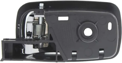 Vista 4 de Para Chevy Cobalt 2005-2010 Manija de puerta interior Trasero lado del pasajero Bisel negro con palanca cromada Trim:All Submodels