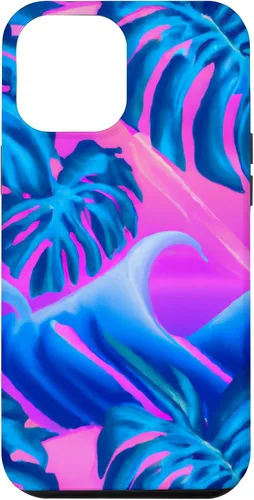 Vista 6 de iPhone 15 Hawaii Vaporwave Sunset Synthwave Hawaiian Case