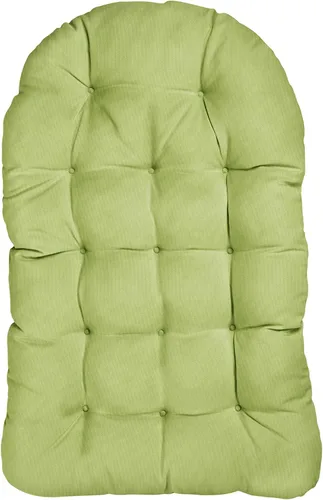 Vista 2 de Mozaic Home Cojín para Silla de Huevo Verde Manzana 44 x 27 x 4 pulgadas