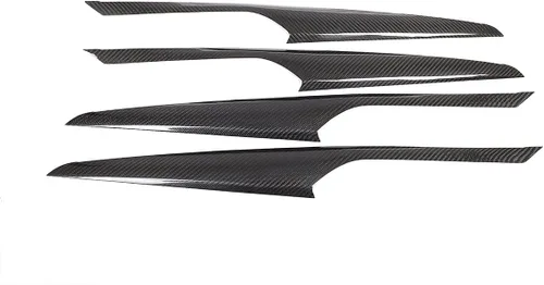 Vista 3 de 100% fibra de carbono real decoración de puerta interior panel cubierta recorta 4 unids para BMW X3 G01 X4 G02 2018-2021