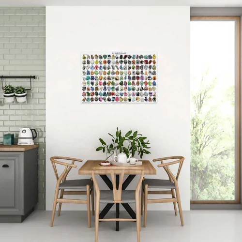 Vista 5 de 123Posters Póster de Minerales - Educativo y Decorativo 36 x 24