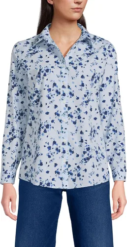 Vista 28 de Lands' End - Camisa de manga larga de cordón Pinwale para mujer