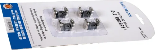 Vista 3 de Bachmann Entrena E-Z RIDERS™ con RODILLOS DE RODAMIENTO DE BOLAS - 4/pk - Para uso con escala HO o On30