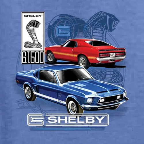 Vista 2 de Wild Bobby Shelby GT 500 Cobra Ford Motors - Regalo oficial para hombres, automóviles y camiones, sudadera unisex con cuello redondo