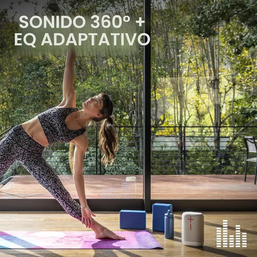 Vista 2 de Ultimate Ears EPICBOOM, altavoz Bluetooth portátil impermeable, graves grandes, sonido de 360 grados, altavoces inalámbricos, IP67, batería de 17