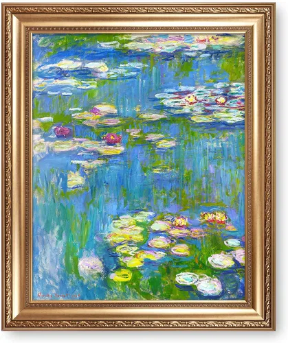 Vista 94 de A&T ARTWORK Antibes Seen from The Salis Gardens de Claude Monet Las Obras de Arte Clásico Mundial Reproducciones, Impresiones de Arte en Lienzo