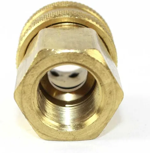Vista 3 de Interstate Pneumatics CNV880B Acoplador recto de 1/2 pulgada NPT hembra de 1/2 pulgada - sin válvula