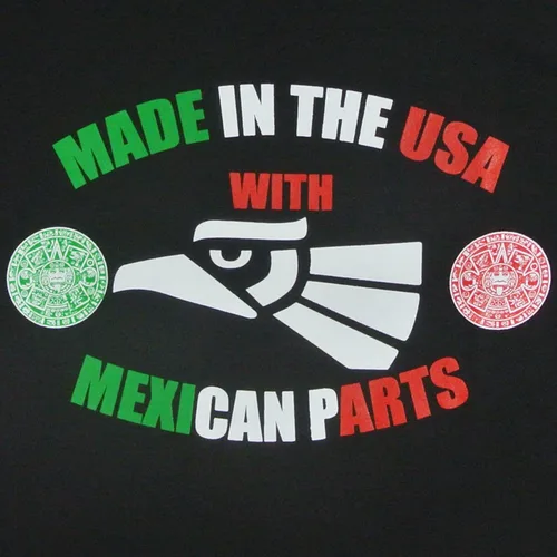 Vista 4 de ShirtBANC fabricado en los Estados Unidos con camisa de piezas mexicanas