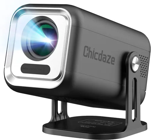 Vista 12 de Mini Proyector con WiFi y Bluetooth, Proyector Portátil Compatible con Altavoz Soundbase, 170 ANSI, Corrección Trapezoidal Vertical Automática 180°