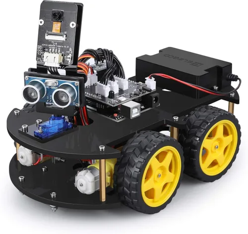 Vista 3 de ELEGOO UNO R3 Project Smart Robot Car Kit V4 & ELEGOO Tumbller Self-Balancing Robot Car Kit Compatible con Arduino