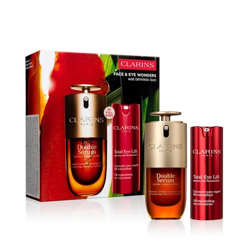 Vista 15 de Clarins DOBLE SÉRUM Suero Facial Antienvejecimiento Visiblemente Reafirma, Suaviza, Aumenta la Radiancia y Refina los Poros Hidratación 24H