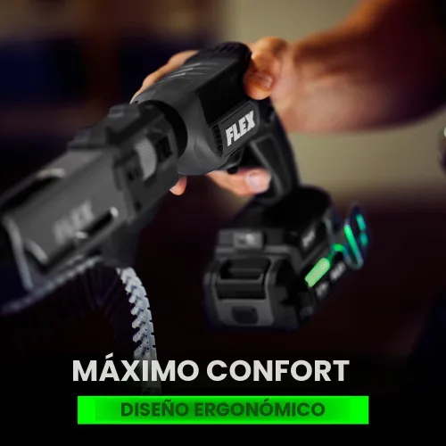 Vista 5 de FLEX Kit combinado de 2 herramientas inalámbricas sin escobillas de 24 V: pistola de tornillo para paneles de yeso con cargador de tornillos