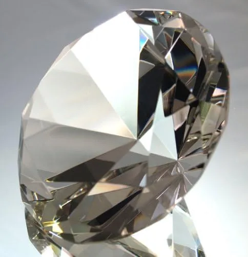 Vista 3 de ezshoponline, inc. Classic 3.937 in Crystal Diamond Show Your Passion Jewel pisapapeles