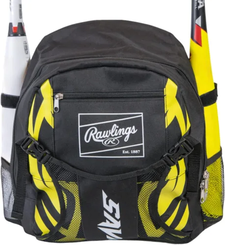Vista 12 de Rawlings SAVAGE Mochila Bolsa para Equipos T-Ball/Béisbol Juvenil y Softbol Múltiples Estilos
