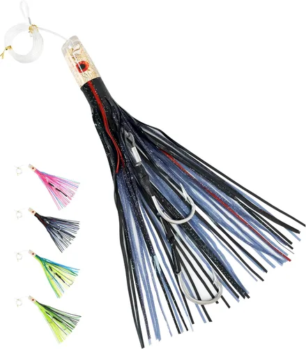 Vista 21 de BLUEWING Señuelo de Curricán para Pesca Mayor de 6 pulgadas/9 pulgadas/11 pulgadas/12 pulgadas/14 pulgadas/15 pulgadas/20 pulgadas, Aparejos de Agua