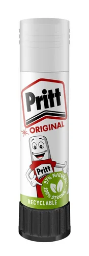 Vista 3 de Pritt Pegamento en barra, seguro y apto para niños, para actividades de artes y manualidades, adhesivo de sujeción fuerte para suministros escolares