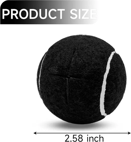 Vista 2 de Paquete de 4 pelotas de tenis para caminar, pelotas de tenis precortadas para patas de caminante o muebles, deslizadores y almohadillas de esquí