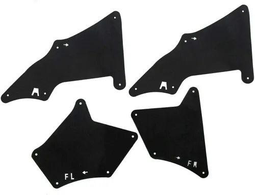 Vista 7 de MOCW 4 protectores contra salpicaduras con clips, protectores contra salpicaduras, protectores de guardabarros para Toyota 4Runner 2003-2020