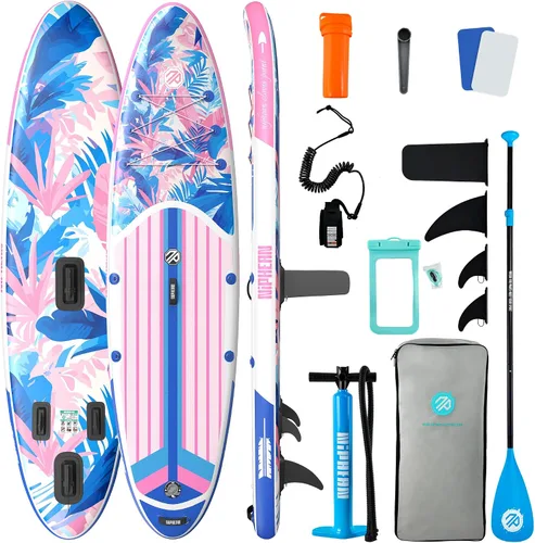 Vista 26 de Niphean Inflatable Stand Up Paddle Board with SUP Accessories