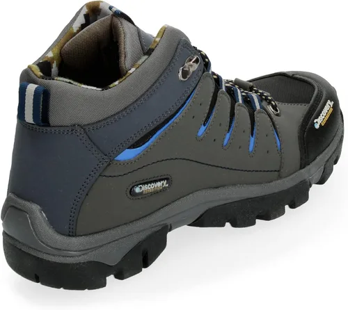 Vista 4 de Discovery EXPEDITION Botas Trekking Senderismo Hombre Blackwood 01952 Comodidad DuraderaSintéticoColor Gris