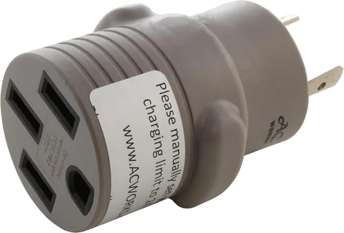 Vista 15 de AC WORKS Adaptador de carga EV para uso Tesla (TT-30P RV/Trailer 30A Gen2)