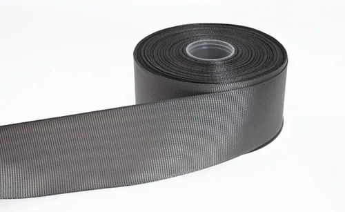 Vista 35 de Cinta de grogrén sólido de 25 yardas cada rollo, borde tejido 100% poliéster (1 pulgada, beige)