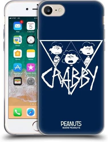 Vista 127 de Head Case Designs Funda de gel con licencia oficial de Peanuts Charlie Brown Good Grief Rock Tees [protección de grado militar] compatible con Apple