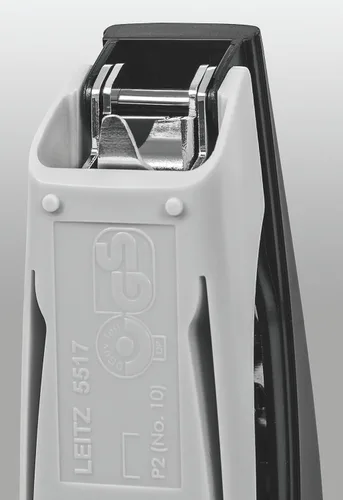 Vista 2 de Leitz 5517 NeXXT - Mini grapadora con capacidad de 10 hojas para grapas No. 10, color azul
