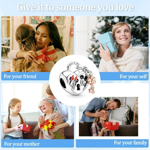 Vista 6 de Birth Stone Love Heart Flying House Mom Crown Balloons Smile Children Luchs Charms para pulseras de plata de ley 925, collares, regalos de joyería