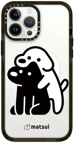 Vista 396 de CASETiFY Funda Impact para iPhone 13 [Protección contra caídas de grado militar 4X de 8.2 pies/Compatible con Magsafe] - #1 Mom - Transparente