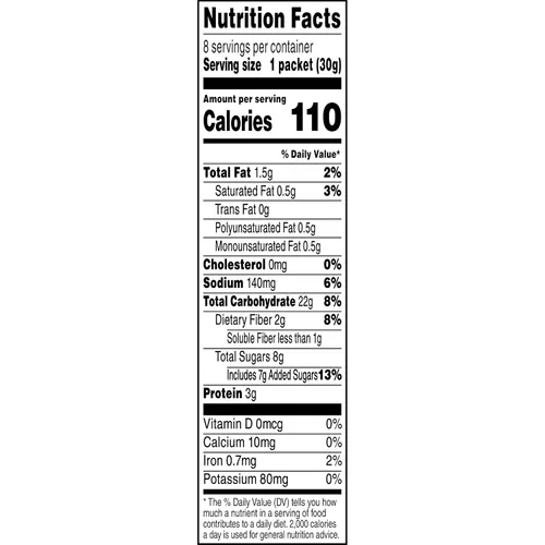 Vista 2 de Quaker Cereal de desayuno de avena instantánea, arándanos y crema, 8.4 onzas