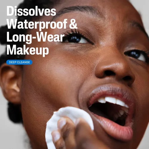 Vista 3 de Desmaquillador suave resistente al agua, 6.0 onzas líquidas, de la marca Cetaphil
