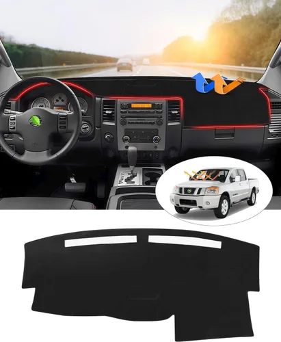 Vista 16 de CARTIST Cubierta de tablero Compatible con Toyota 4Runner 2010-2023 2024 Cubierta de tablero para 4Runner Accesorios Alfombra antideslizante