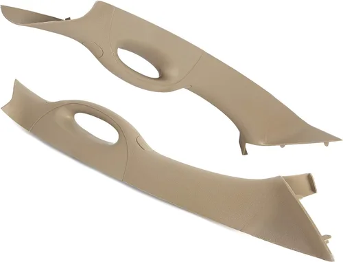 Vista 8 de ECOTRIC Par de mangos de tirador interior para pilar A compatible con Ford F150 F-150 2004-2008 para lado del conductor y del pasajero, reemplazo