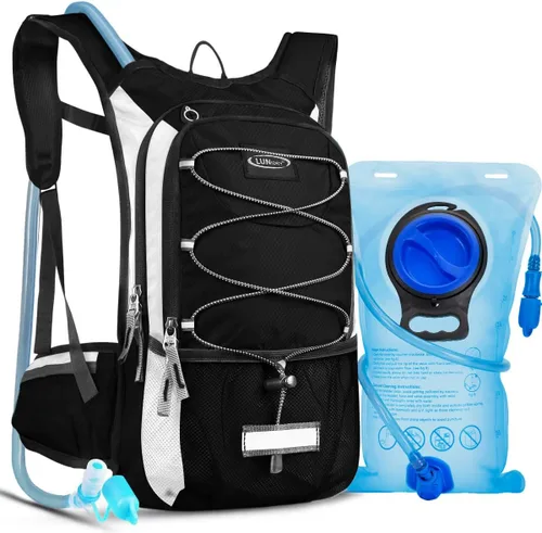 Vista 12 de Mochila de Hidratación Aislada con Vejiga de Agua de 3L Libre de BPA a Prueba de Fugas, Mantiene los Líquidos Frescos hasta por 5 Horas, Mochila