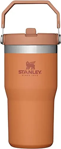 Vista 66 de STANLEY IceFlow 2.0 - Vaso con pajilla abatible con asa, 30 onzas, tapa giratoria y popote abatible, botella de agua a prueba de fugas, acero Tiza