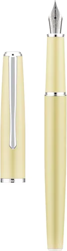 Vista 8 de Hongdian 920 - Pluma estilográfica de metal negro, chapado en oro rosa, pluma de escritura suave, pluma clásica con convertidor de tinta