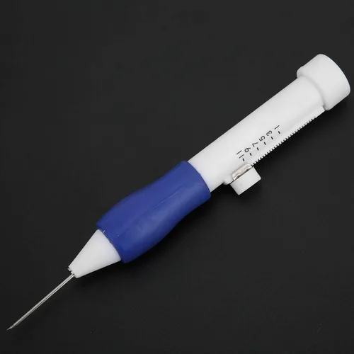 Vista 3 de Kit de bolígrafo de bordado, punzón de bordado, bolígrafo de bordado mágico para costura, juego de bolígrafos para enhebradores, herramienta