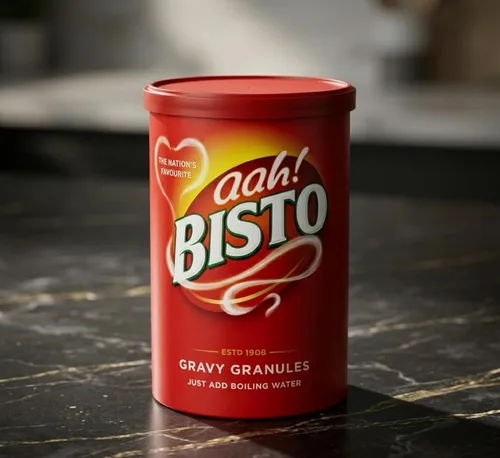 Vista 2 de Gránulos de salsa de ternera Bisto gránulos de salsa de carne original importados de gránulos de salsa de Reino Unido Inglaterra con un sabor
