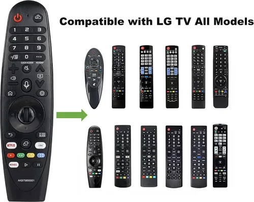 Vista 4 de Control remoto universal para LG Smart TV Magic Remote, compatible con todos los modelos para LG OLED UHD 4K NanoCell Series Smart TV
