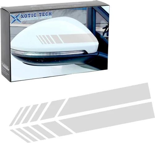 Vista 11 de x xotic tech Calcomanías de vinilo de rayas para espejo retrovisor estilo AMG Racing AMG, compatibles con Mercedes Dodge, Chevrolet Chrysler, etc.