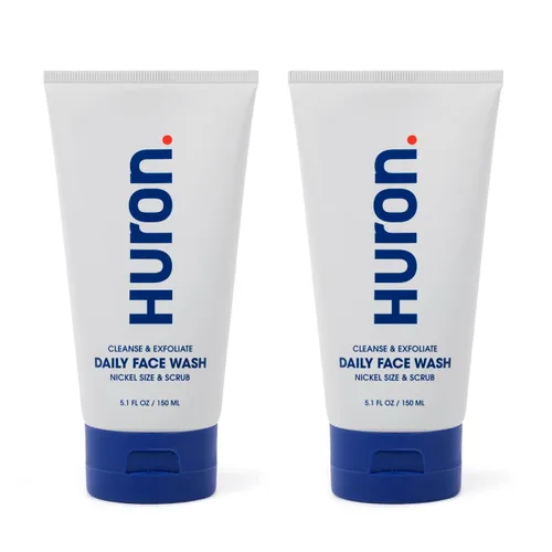Vista 10 de Huron Hidratante facial para hombres, loción facial ligera, calmante y refrescante para una hidratación duradera durante todo el día, vegano, sin