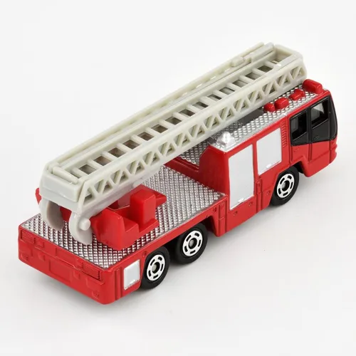 Vista 2 de Takara Tomy Tomica No.108 Hino escalera aérea camión de bomberos