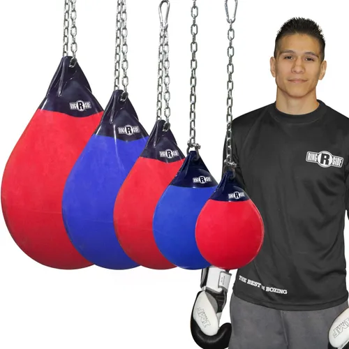 Vista 4 de Ringside 012LB Tsunami bolsa pesada de agua, color rojo