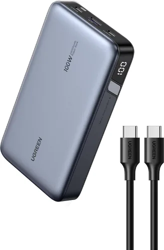 Vista 10 de UGREEN Nexode - Batería externa de 100 W, 20000 mAh, PD Fast para MacBook (paquete de 2)