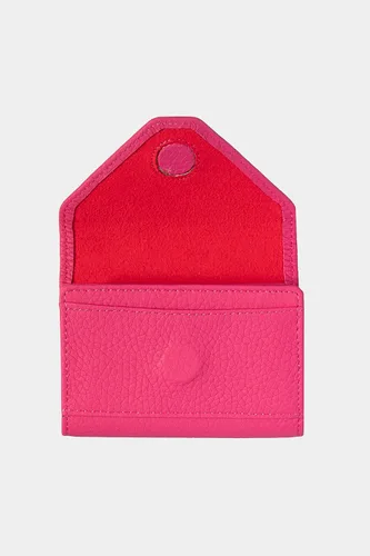Vista 28 de grande Estuches para tarjetas 3639, Naranja, Tarjetero de cuero con cierre magnético, cartera pequeña de acordeón para mujer