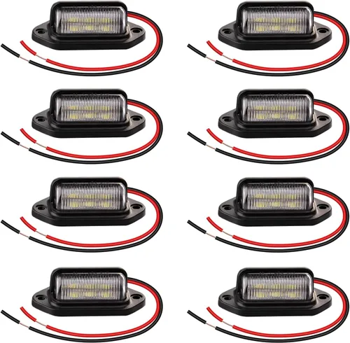Vista 9 de CZC AUTO Luz LED Exterior de 12V para Placa de Matrícula, Lámpara de Cortesía Interior de Cúpula/Techo, Maletero/Carga, Bajo el Capó, Total 12